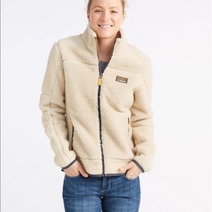 LL Bean Sherpa jacket medium
